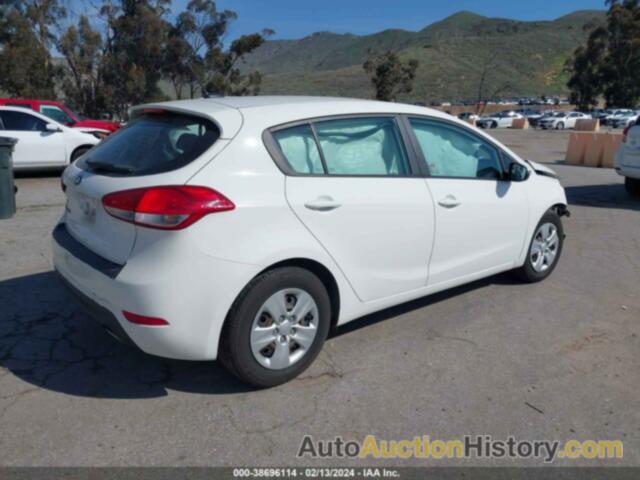 KIA FORTE LX, KNAFK5A80H5684081