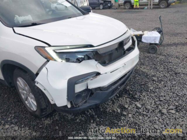 HONDA PILOT LX, 5FNYF6H16KB060466