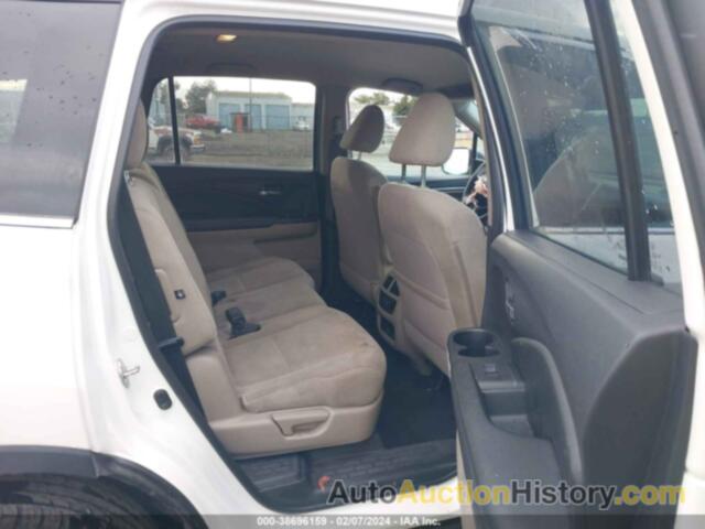 HONDA PILOT LX, 5FNYF6H16KB060466