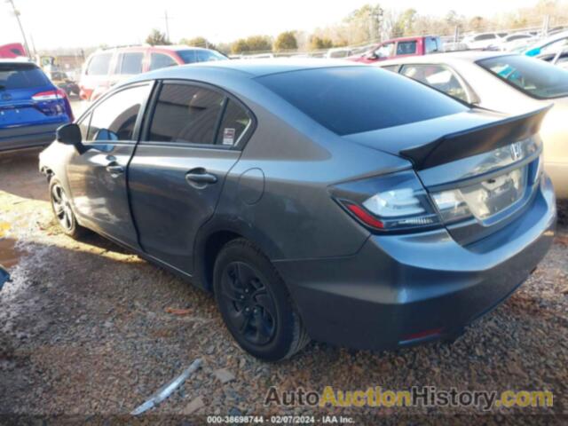 HONDA CIVIC LX, 2HGFB2F56DH596477