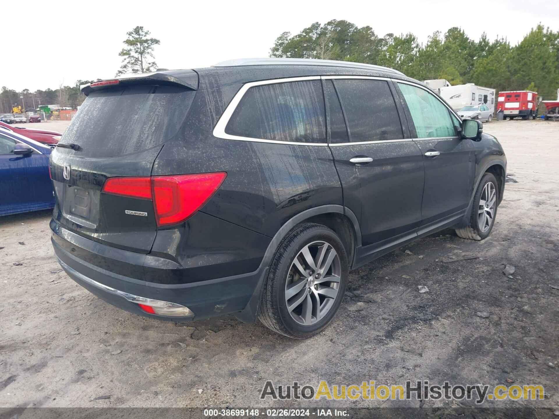 HONDA PILOT TOURING, 5FNYF5H99HB003946