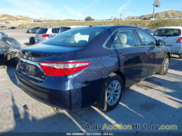 TOYOTA CAMRY LE, 4T4BF1FK4GR520180
