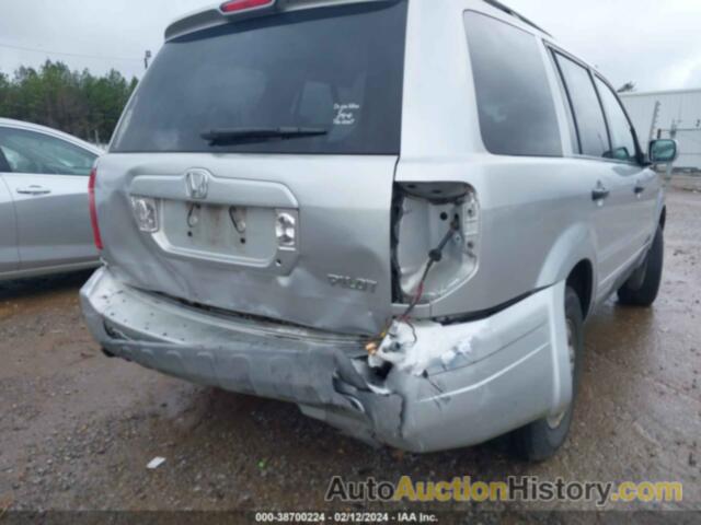 HONDA PILOT EX-L, 2HKYF18564H557317