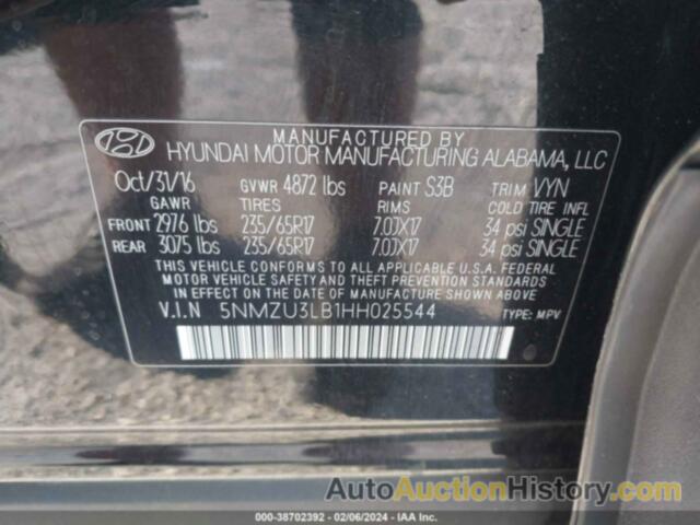 HYUNDAI SANTA FE SPORT 2.4L, 5NMZU3LB1HH025544