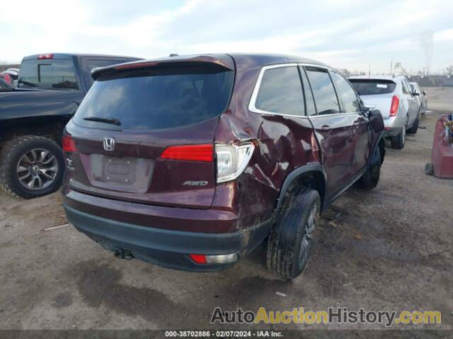 HONDA PILOT EXL, 5FNYF6H58GB044411