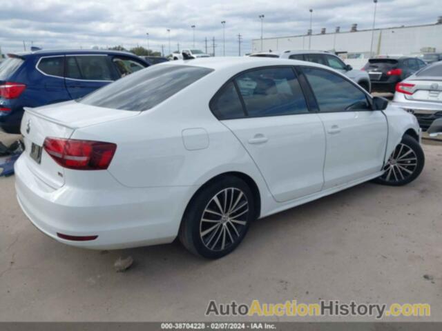 VOLKSWAGEN JETTA 1.8T SPORT, 3VWD17AJ4GM345616