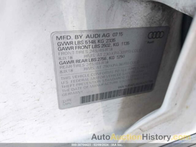 AUDI ALLROAD 2.0T PREMIUM, WA1UFAFL6GA004706