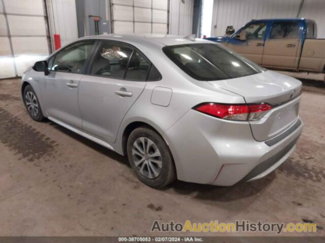 TOYOTA COROLLA HYBRID LE, JTDEAMDE4MJ019490