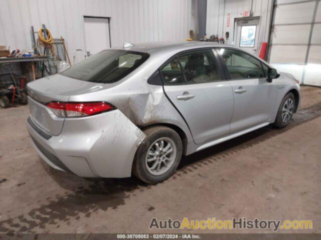 TOYOTA COROLLA HYBRID LE, JTDEAMDE4MJ019490