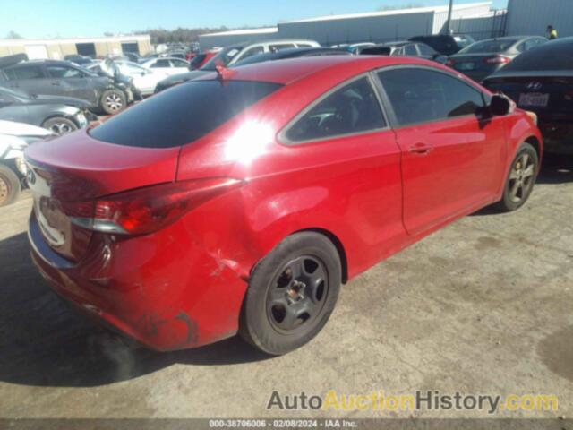 HYUNDAI ELANTRA COUPE GS/SE, KMHDH6AE0DU010416