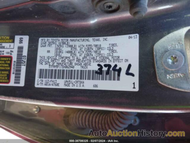 TOYOTA TUNDRA GRADE 4.6L V8, 5TFRM5F17DX062940