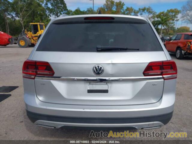 VOLKSWAGEN ATLAS 3.6L V6 SE/3.6L V6 SE W/TECHNOLOGY, 1V2DR2CA6JC519348