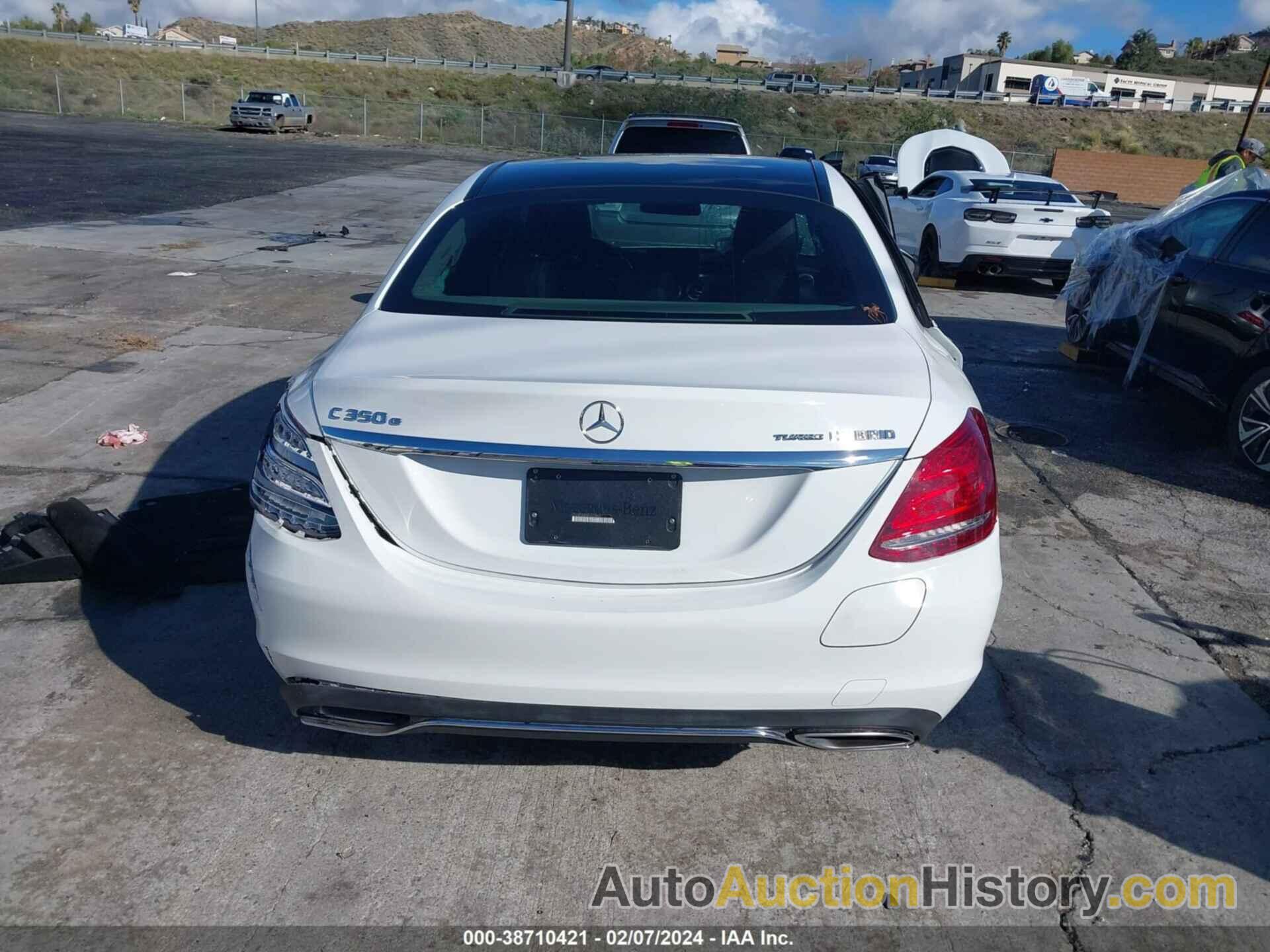 MERCEDES-BENZ C 350E LUXURY, 55SWF4HB9HU223865