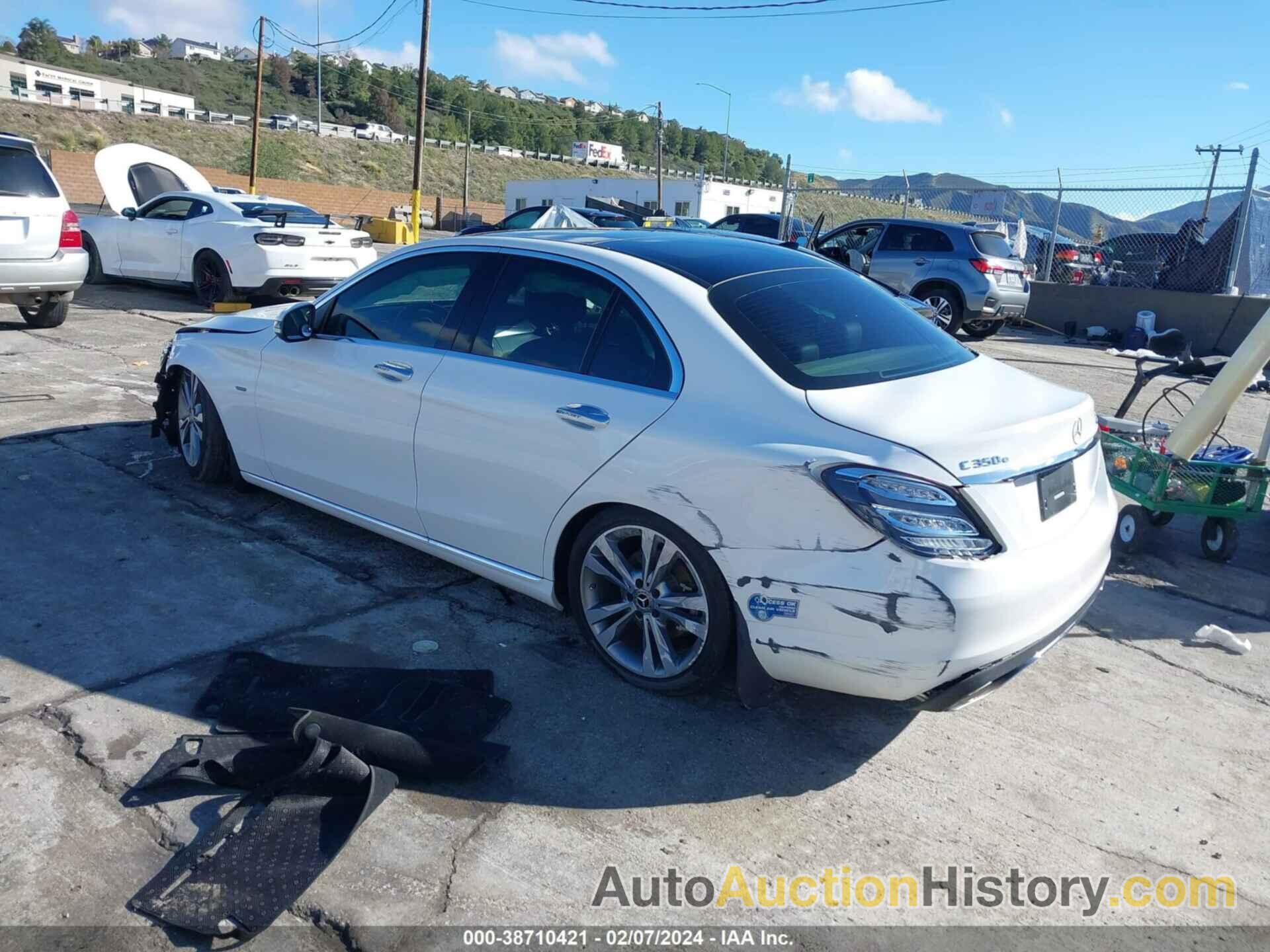 MERCEDES-BENZ C 350E LUXURY, 55SWF4HB9HU223865