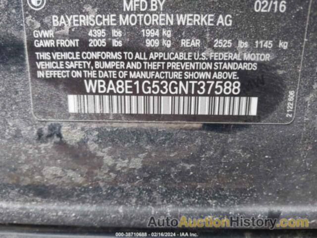 BMW 320I, WBA8E1G53GNT37588