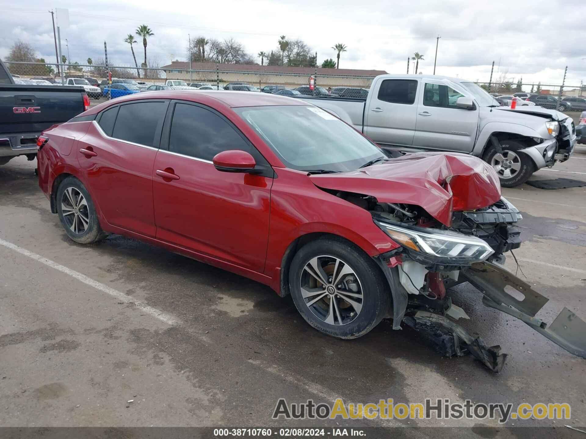 NISSAN SENTRA SV XTRONIC CVT, 3N1AB8CVXLY274503