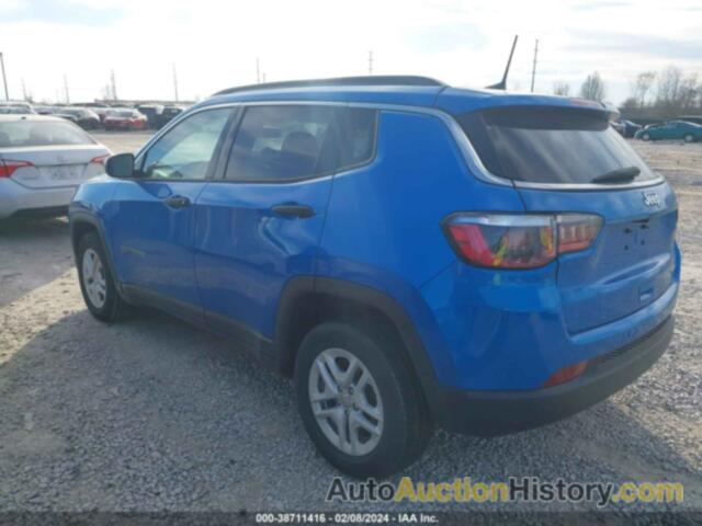 JEEP COMPASS SPORT FWD, 3C4NJCABXKT819799