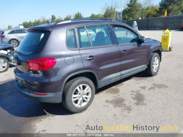 VOLKSWAGEN TIGUAN S, WVGBV7AX7GW590196