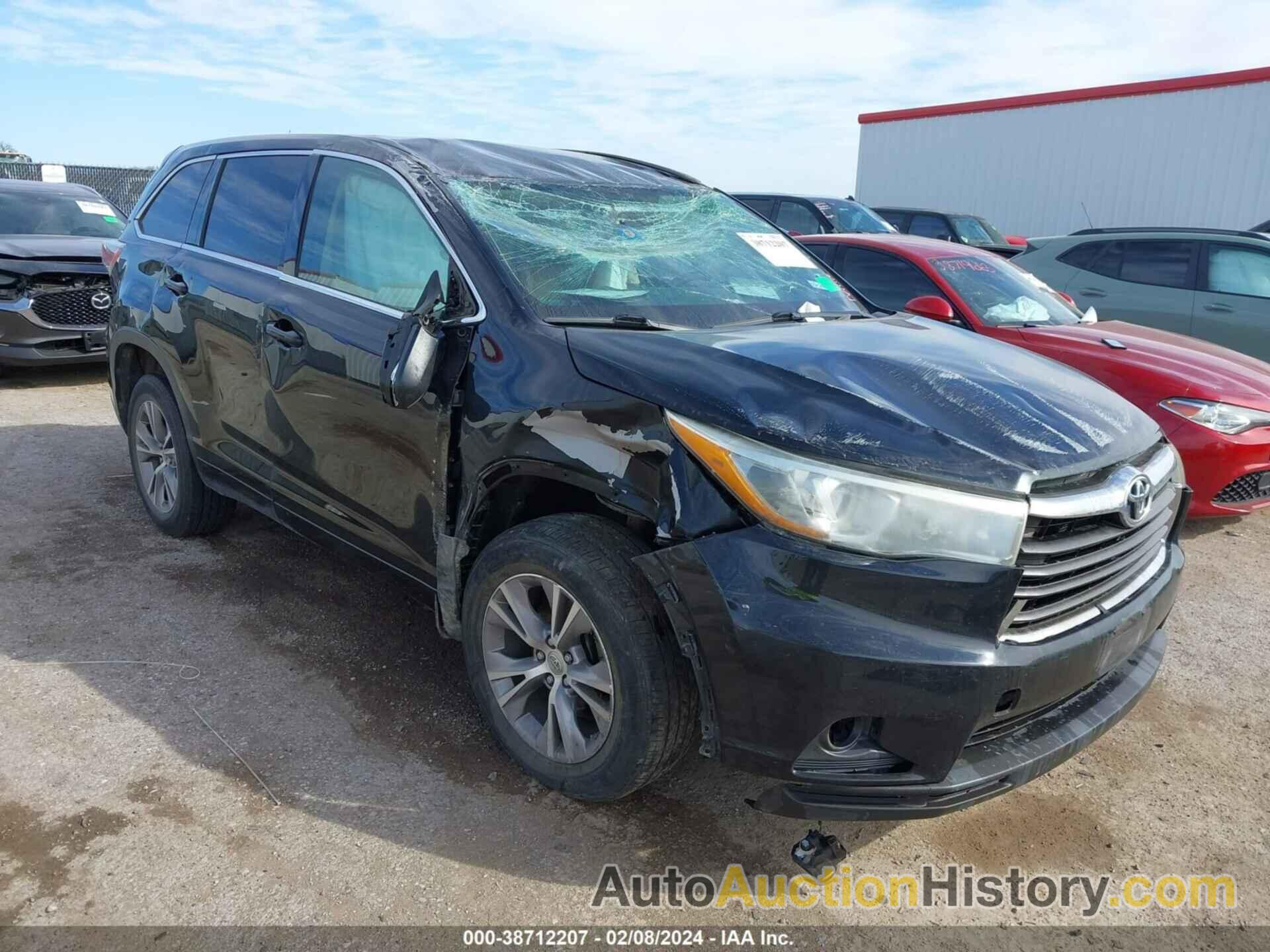 TOYOTA HIGHLANDER LE/LE PLUS, 5TDZKRFH3FS078877