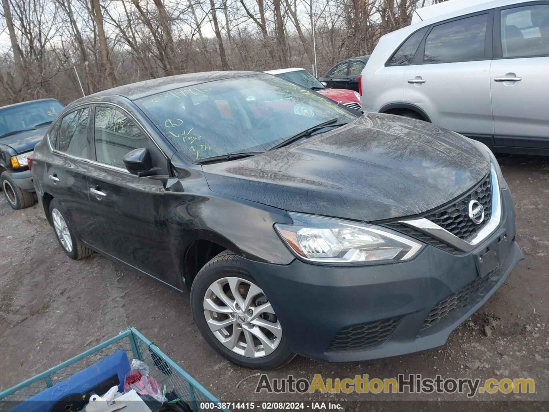 NISSAN SENTRA SV, 3N1AB7AP4JL650864