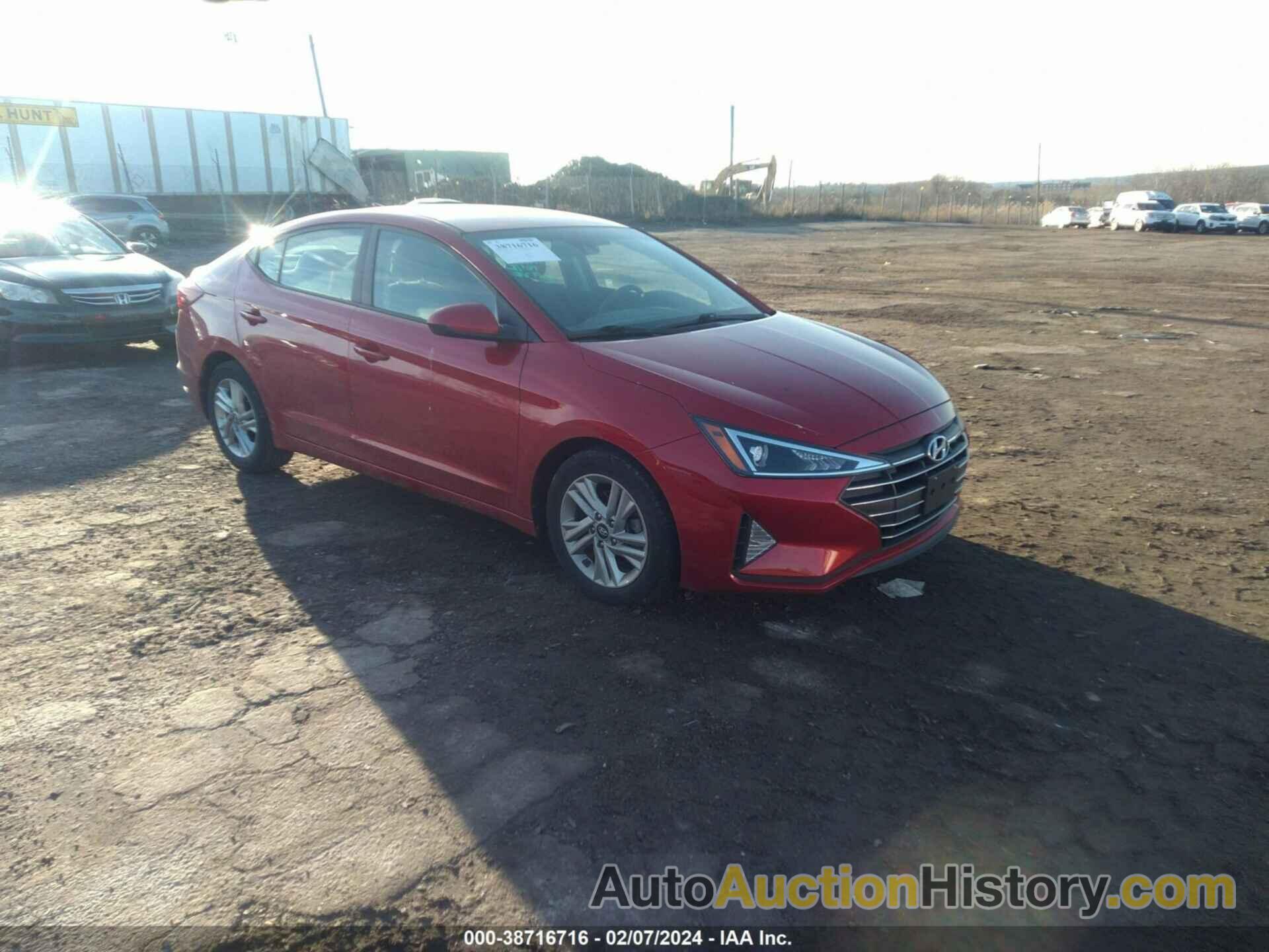 HYUNDAI ELANTRA SEL, 5NPD84LFXLH574856