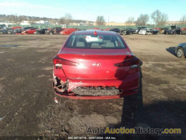 HYUNDAI ELANTRA SEL, 5NPD84LFXLH574856