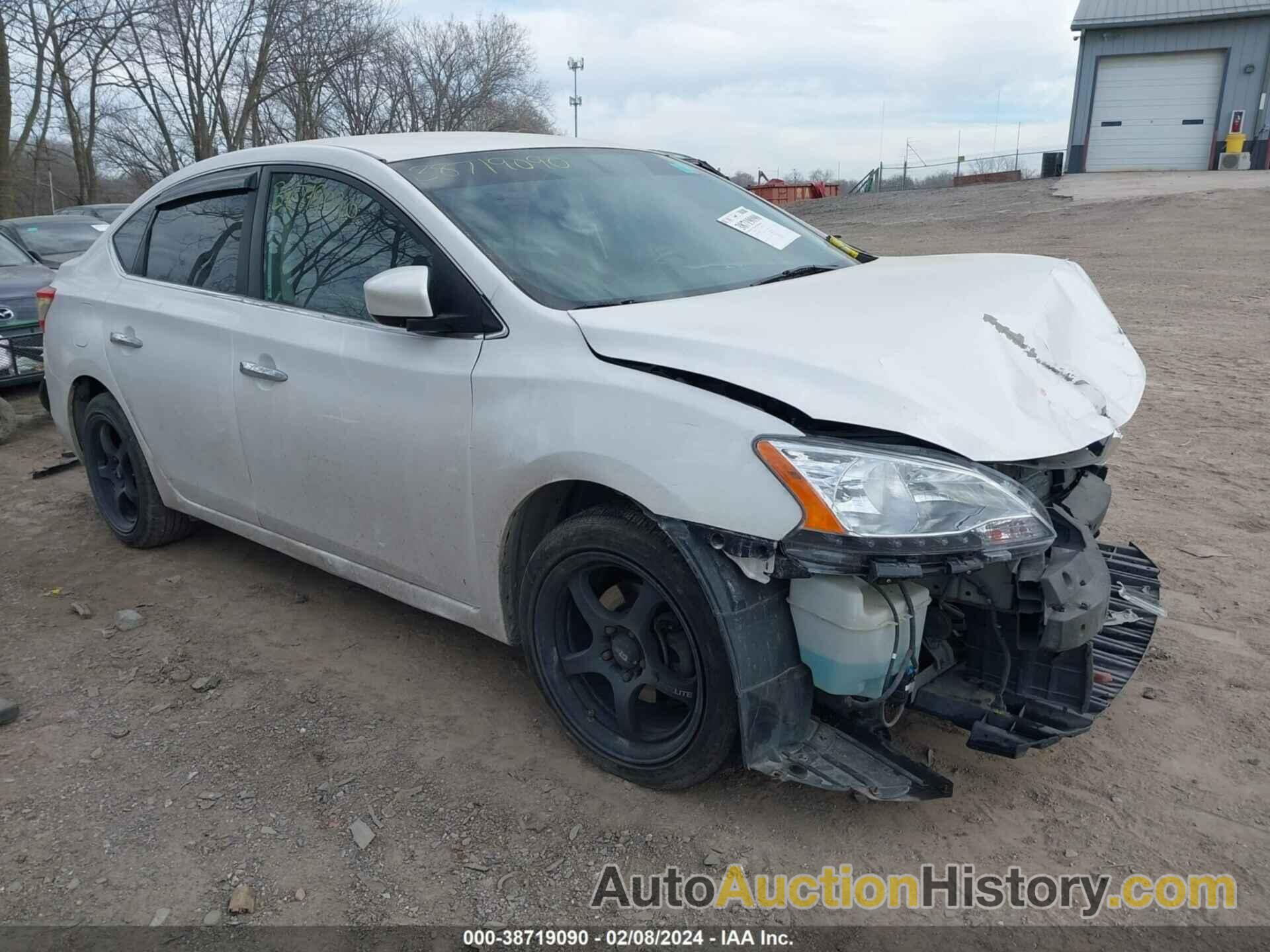 NISSAN SENTRA SV, 3N1AB7AP5DL607705