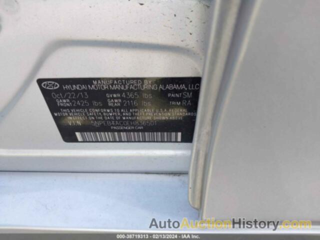 HYUNDAI SONATA GLS, 5NPEB4AC0EH836501