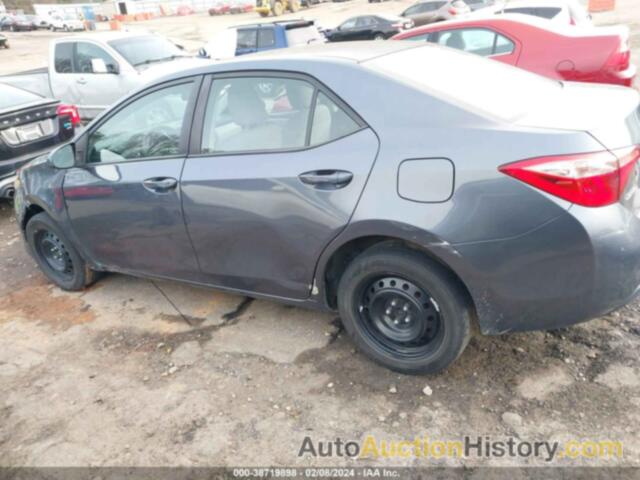 TOYOTA COROLLA LE, 2T1BURHE7JC016687