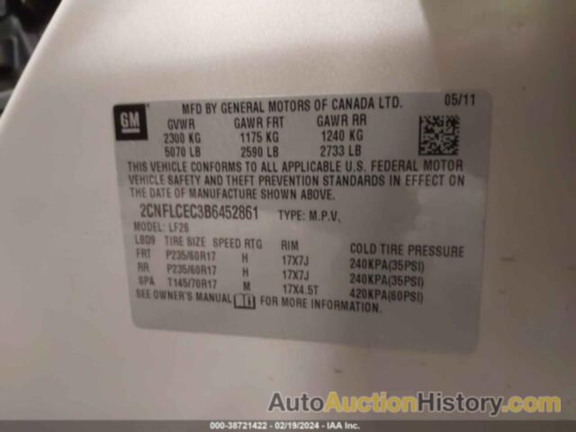 CHEVROLET EQUINOX LS, 2CNFLCEC3B6452861