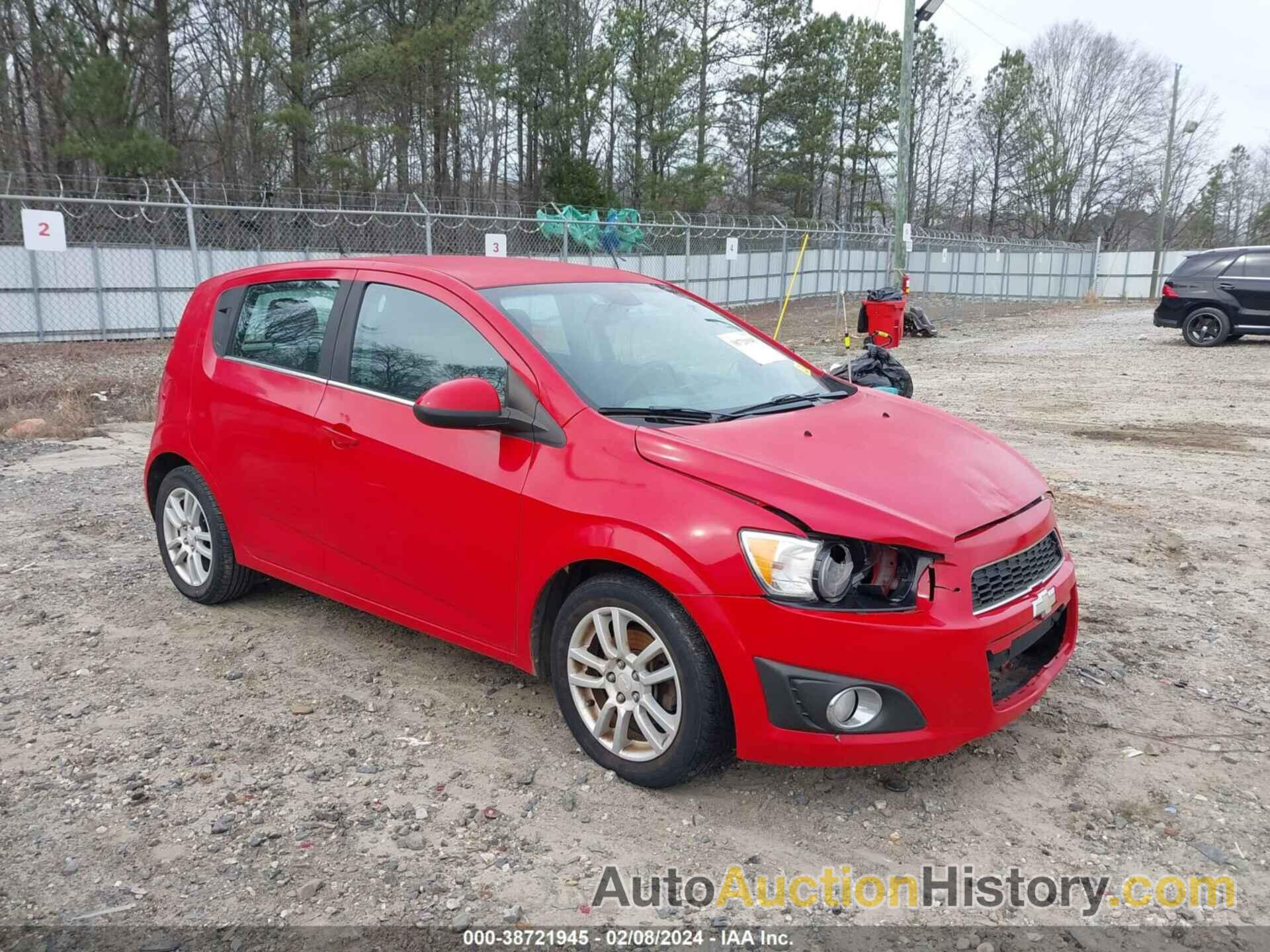 CHEVROLET SONIC LT AUTO, 1G1JC6SH5D4107151