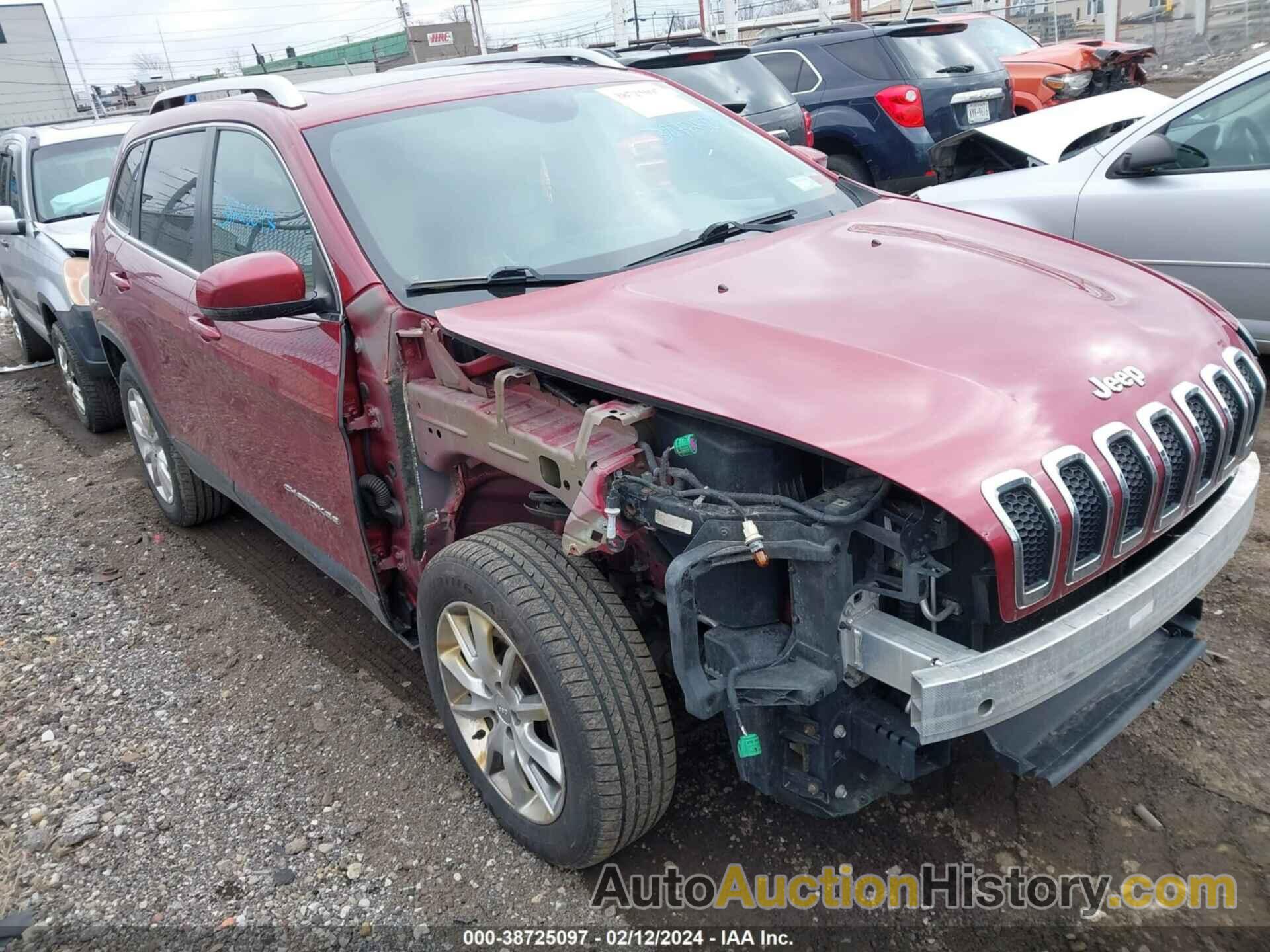 JEEP CHEROKEE LIMITED, 1C4PJMDB3EW159095