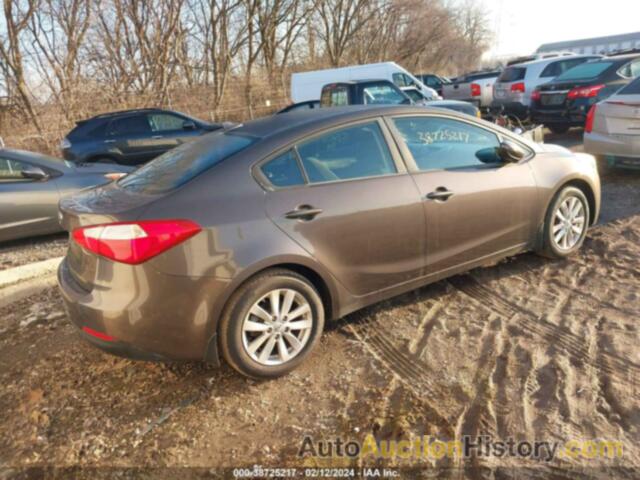 KIA FORTE LX, KNAFX4A61E5048114