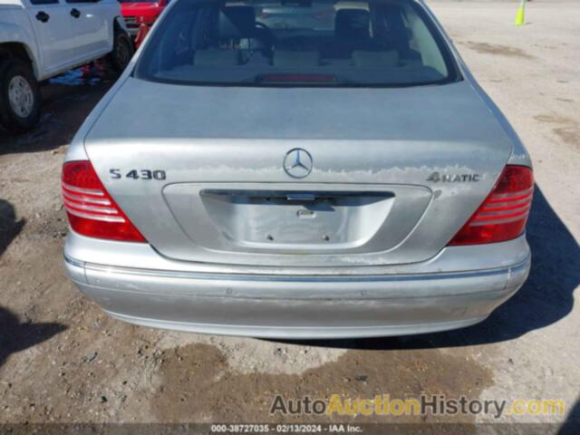 MERCEDES-BENZ S 430 4MATIC, WDBNG83J06A465741