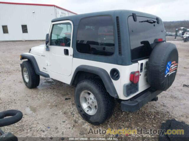 JEEP WRANGLER SPORT, 1J4FA49S13P309839