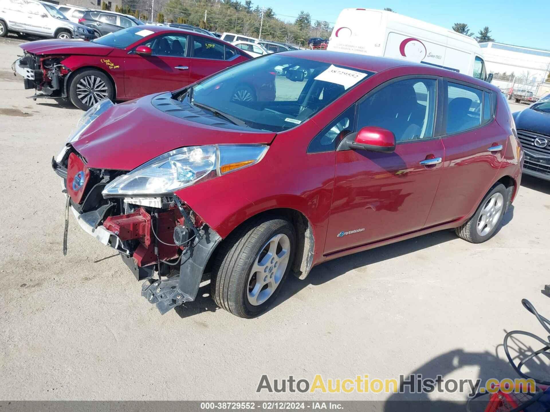 NISSAN LEAF SV, 1N4AZ0CP5EC332871