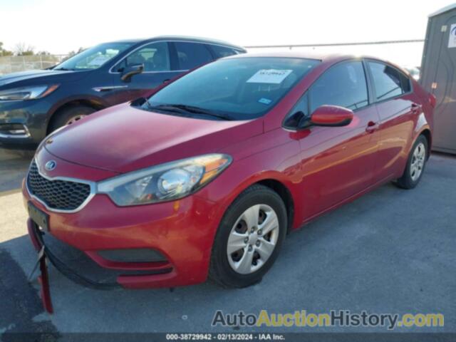 KIA FORTE LX, KNAFK4A61G5562403