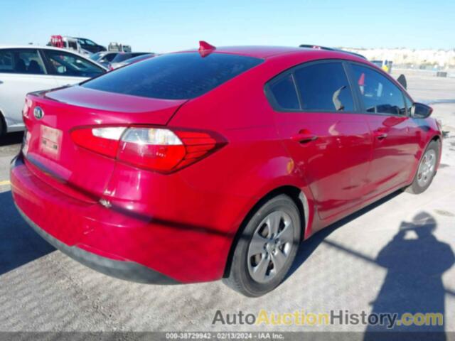 KIA FORTE LX, KNAFK4A61G5562403