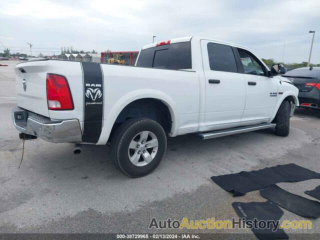 RAM 1500 SLT, 1C6RR7TM0GS160261