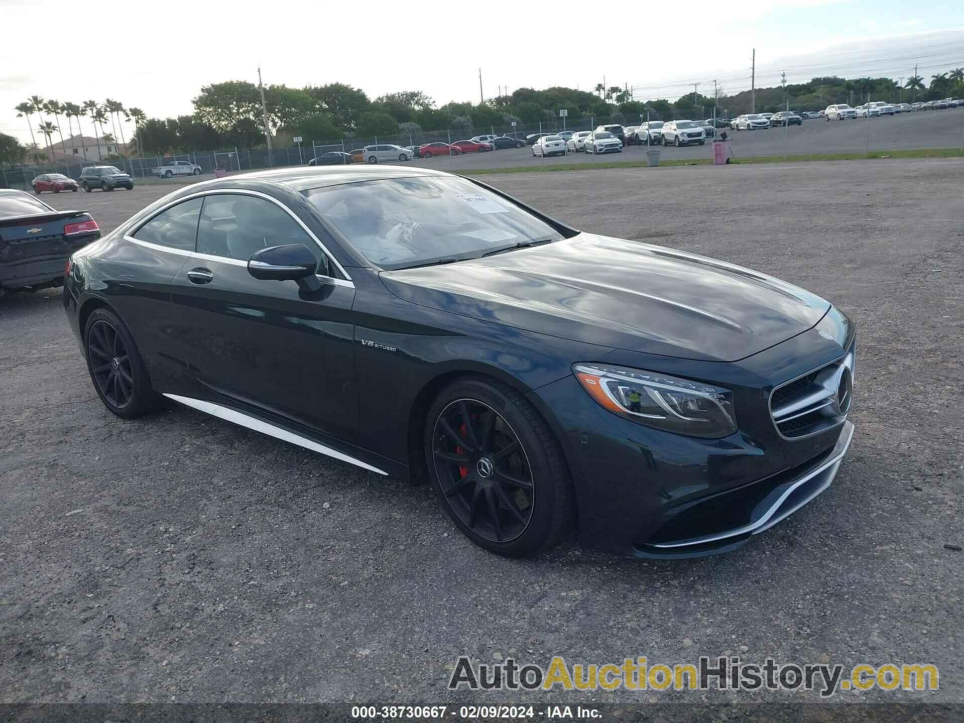 MERCEDES-BENZ AMG S 63 63 AMG, WDDXJ7JBXGA014602