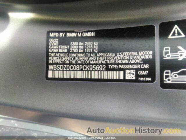 BMW M8 CABRIOLET COMPETITION, WBSDZ0C08PCK95692