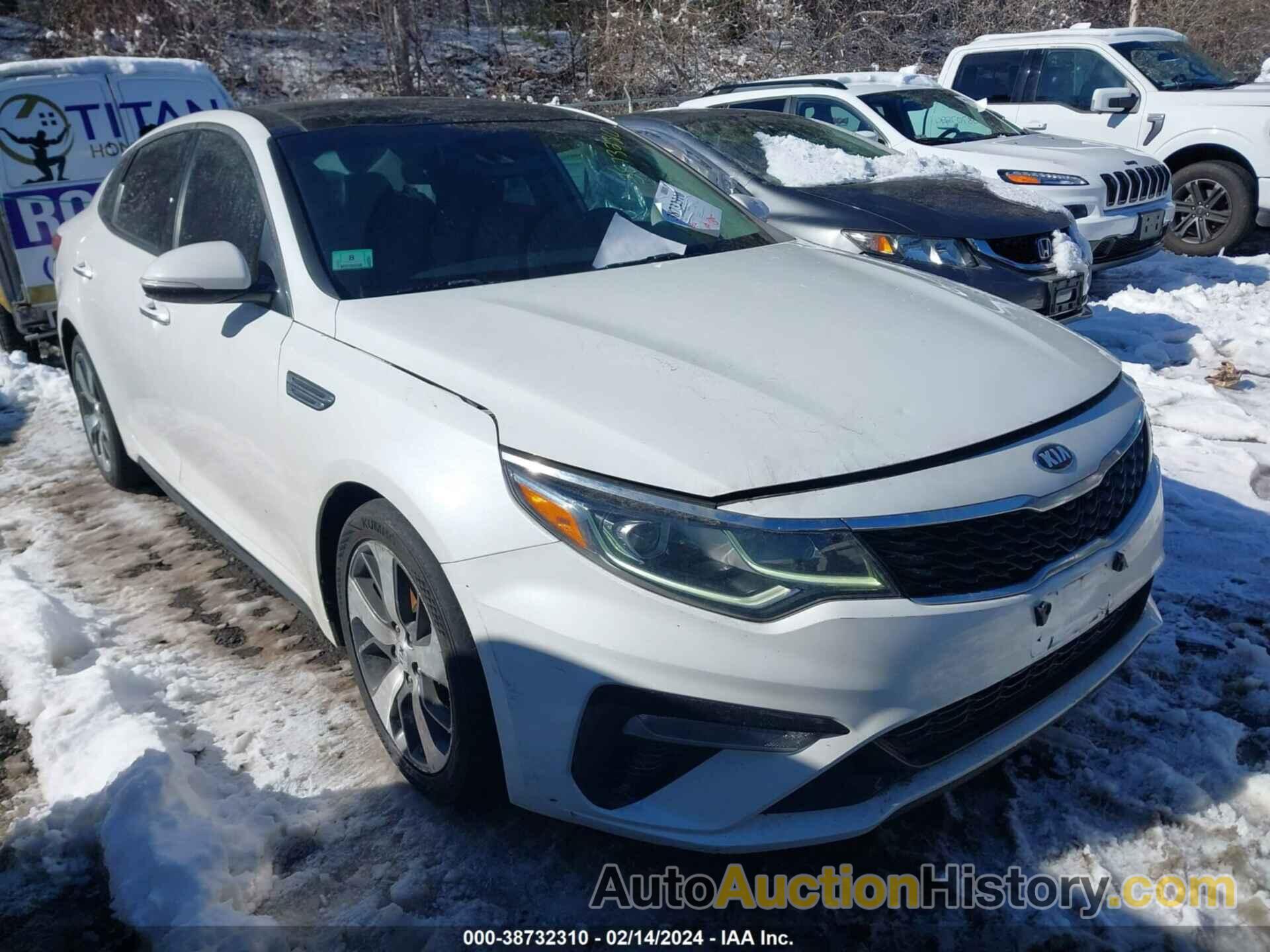 KIA OPTIMA S, 5XXGT4L34KG371117