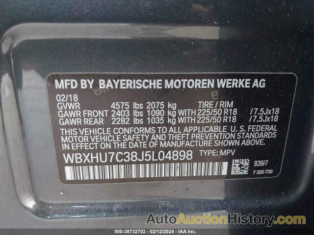 BMW X1 SDRIVE28I, WBXHU7C38J5L04898