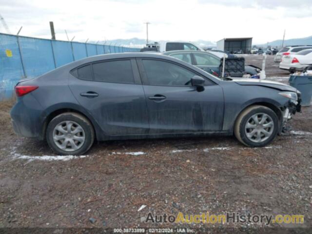 MAZDA MAZDA3 I SPORT, 3MZBM1U72FM134232