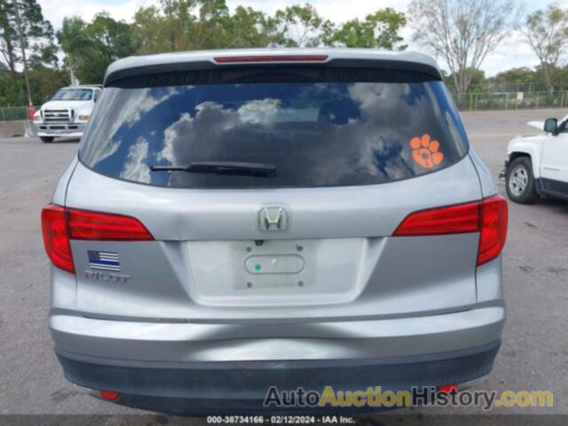 HONDA PILOT EX-L, 5FNYF5H56HB027599