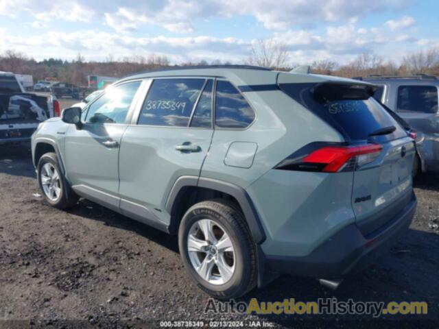 TOYOTA RAV4 XLE HYBRID, 4T3R6RFV4MU021268