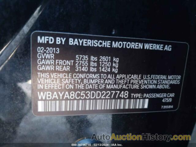 BMW 750I, WBAYA8C53DD227748