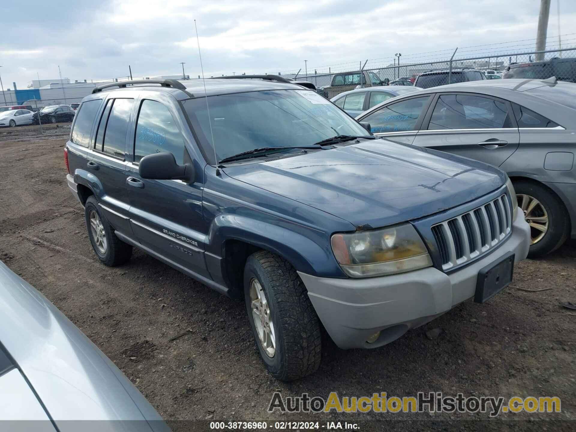 JEEP GRAND CHEROKEE LAREDO, 1J4GW48N04C342079