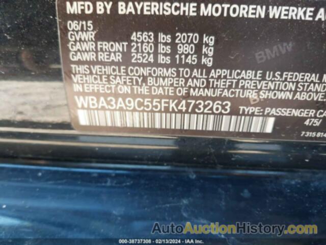 BMW 335I, WBA3A9C55FK473263