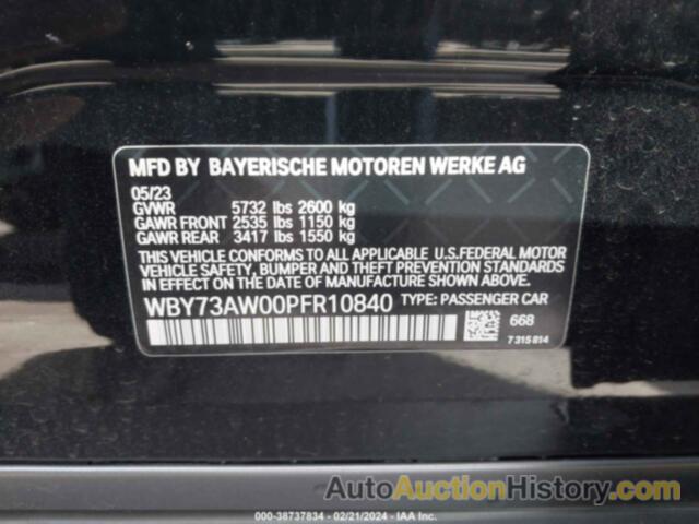 BMW I4 EDRIVE40, WBY73AW00PFR10840